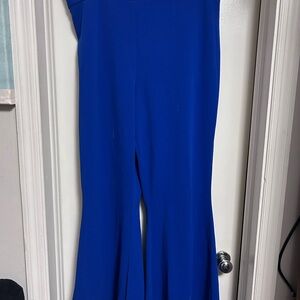 Studio Y Royal Blue Flare Jumpsuit